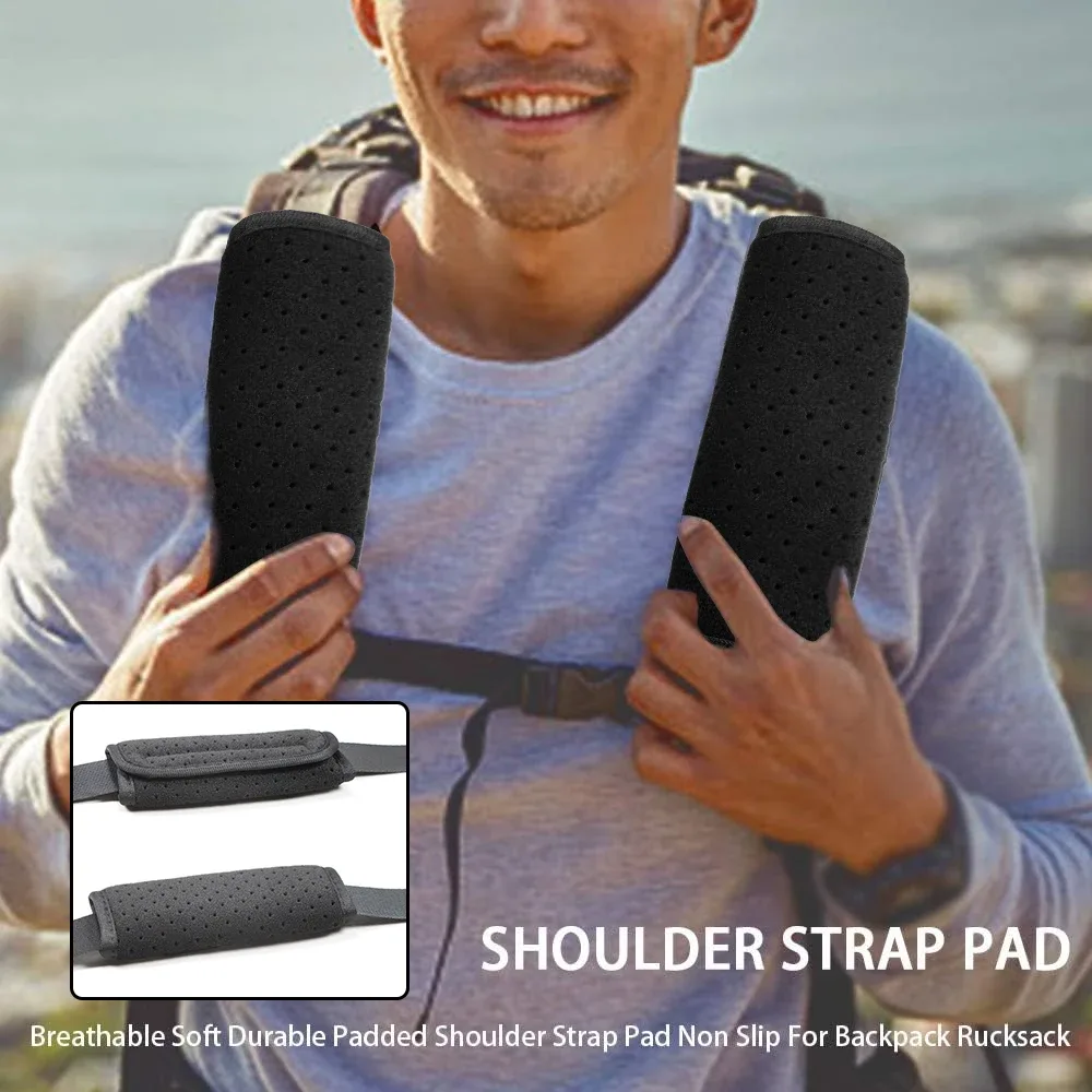 1pair shoulder strap pad,breathable cushion padding for backpack,bags,universal replacement strap cover for shoulder pain relief