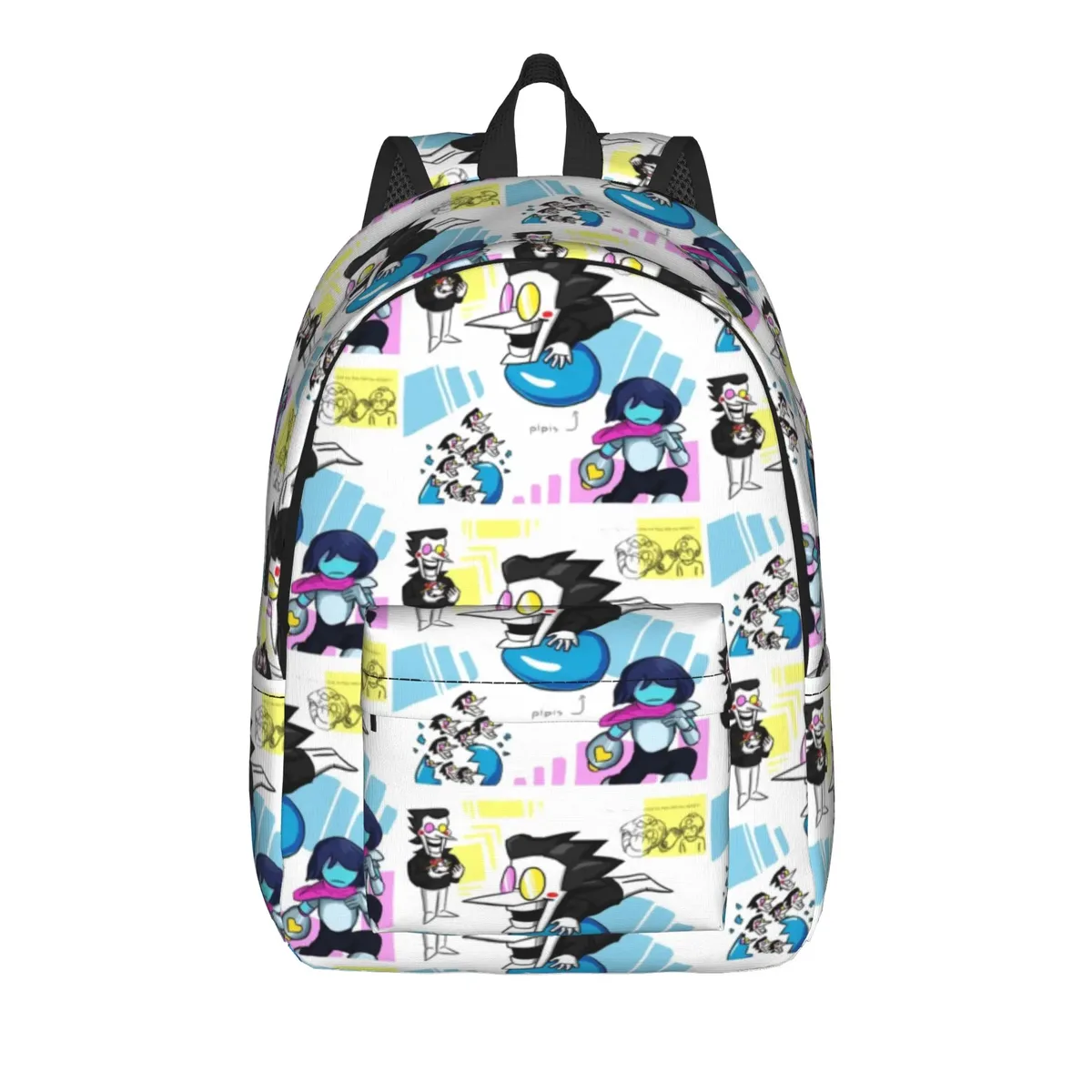 sac à dos de jeu deltarunes pour hommes, femmes, adolescents, lycéens, randonnée, voyage, sac à dos de jour, sacs en toile pour ordinateur portable avec poche
