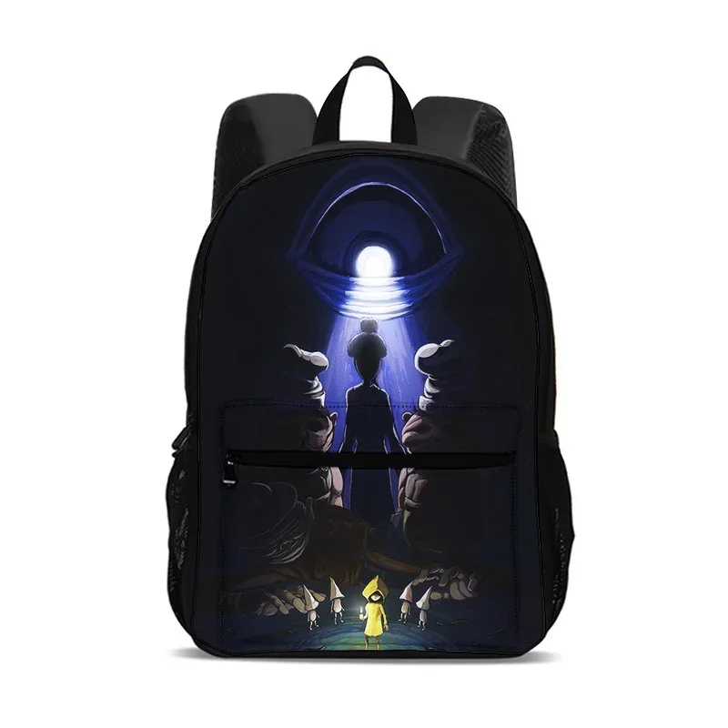 sac à dos little nightmares, sac pour ordinateur de grande capacité, léger, imprimé de dessins animés, nouveau style scolaire pour les étudiants et les étudiantes