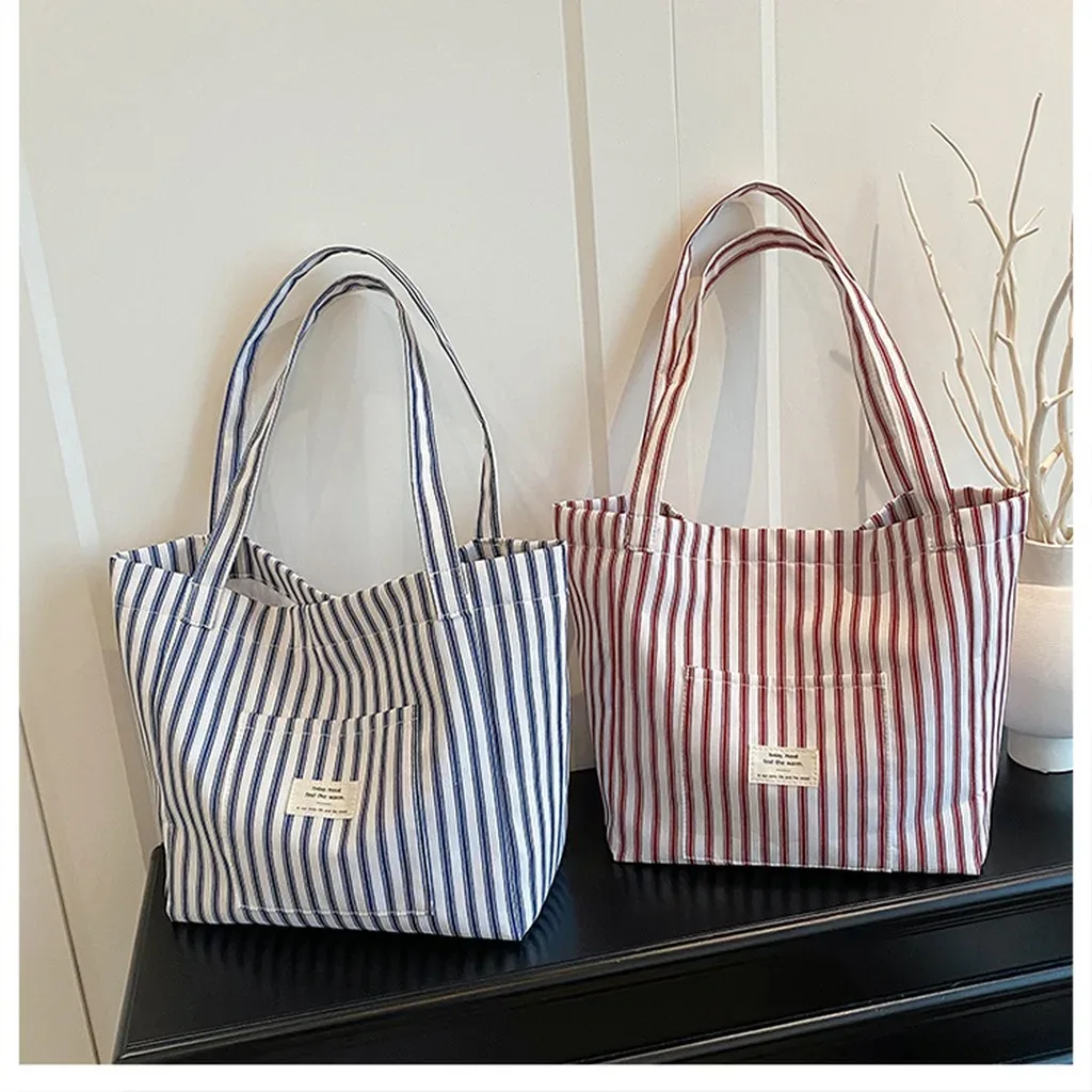 nouveau sac de plage cabas tendance pour femme en toile rayée grande capacité sac à bandoulière sac à main cabas sacs à bandoulière ﻿