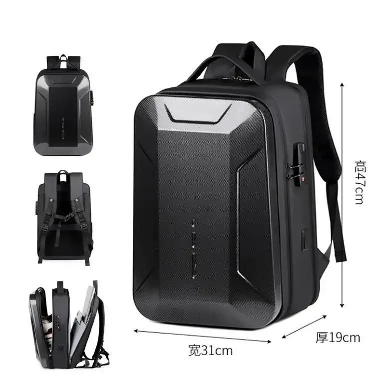 sac à dos multifonctionnel à coque rigide pour hommes, sac pour ordinateur portable de 15.6 pouces pour étudiants, sac de sport électronique, sac pour ordinateur de jeu de 17.3 pouces