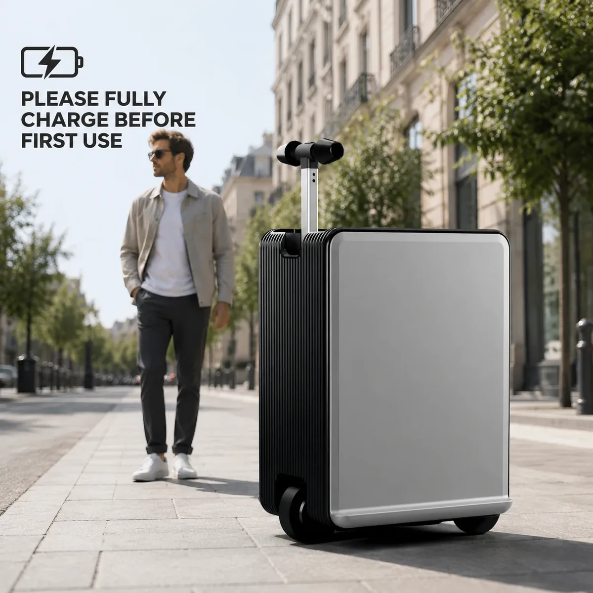 valises à roulettes électriques légères et multifonctionnelles avec mot de passe, pour voyages d'affaires, bagages à main