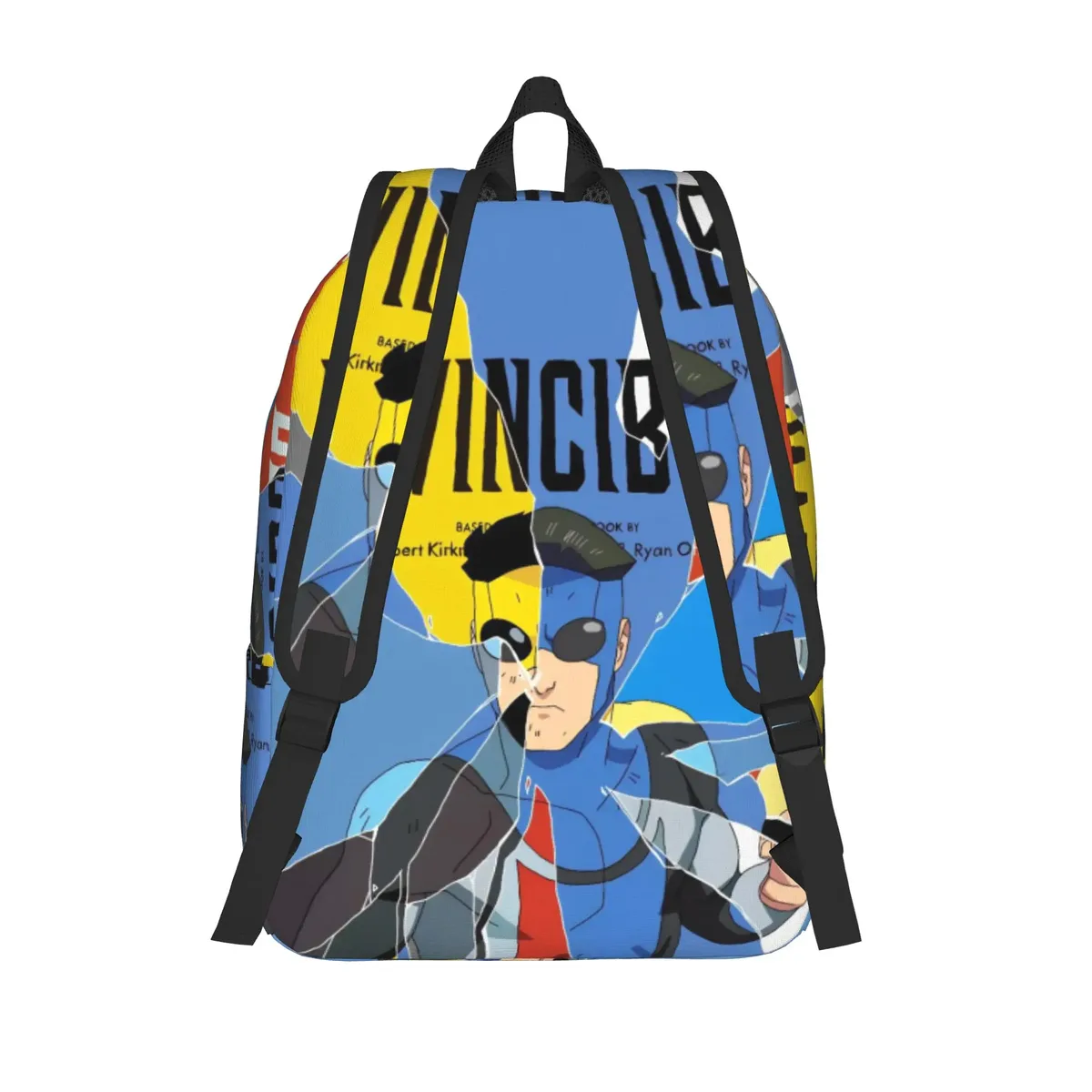 sac à dos invincibles comic pour hommes et femmes, sac à bandoulière pour ordinateur portable, durable, à la mode, pour lycée, randonnée, voyage