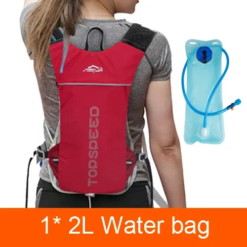 sac à dos d'hydratation pour course à pied 5l, sac de course ultra léger pour marathon, sac à dos de vélo, option gourde souple 500ml
