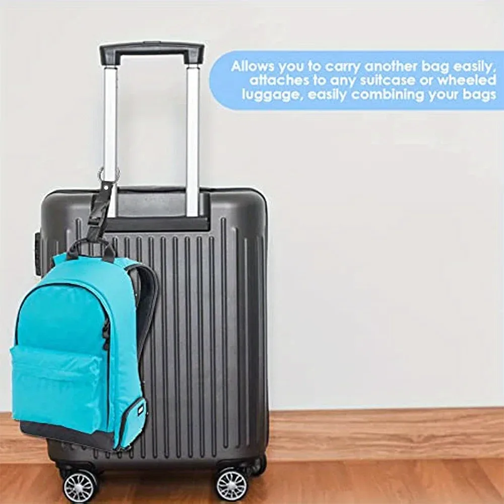 verrou de sangle de sac à dos antivol universel, sangles de bagages tarvel réglables, kit de ceinture stabilisatrice de valise extensible de sécurité