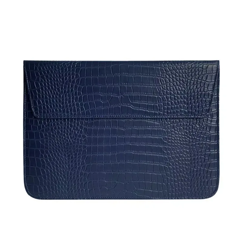 étui pour ordinateur portable en cuir lisse personnalisé avec monogramme et initiales, pour macbook air 13 pouces, pro retina 15 pouces, housse de protection pour ordinateur portable