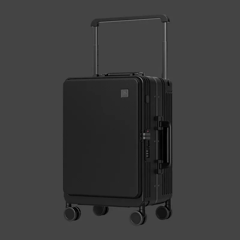valise trolley à tube large, bagage à main de 20 pouces, valise trolley incassable de 24 pouces, valise de voyage à ouverture latérale
