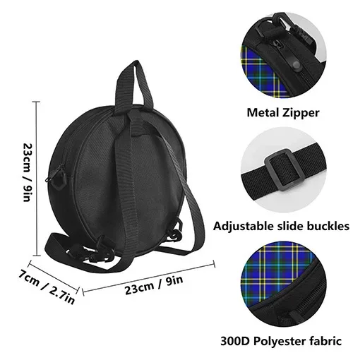 sac à bandoulière rond à imprimé floral record, sac messager décontracté pour femme, meilleurs cadeaux, sac à bandoulière plat 2d décontracté pour tous les jours, accessoires.