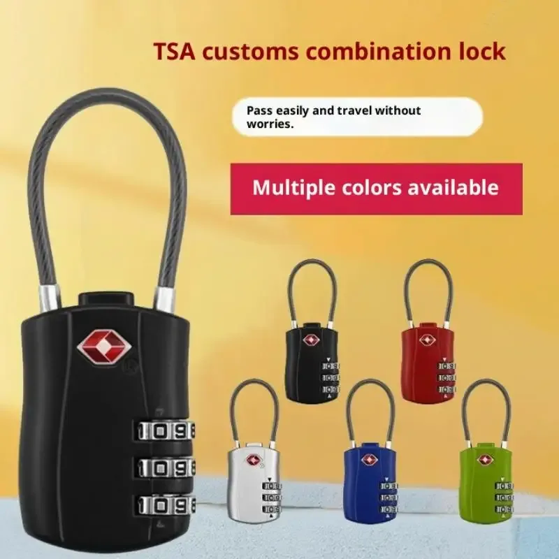 NOUVEAU 2026 – Cadenas de voyage TSA à code à 3 chiffres modifiable en alliage de zinc, portable, pour valise, sac à dos et bagages