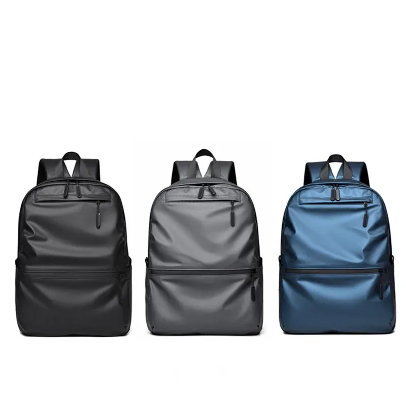 nouveau sac à dos à la mode de grande capacité pour ordinateurs portables, fabricant, taille moyenne en gros noir gris bleu