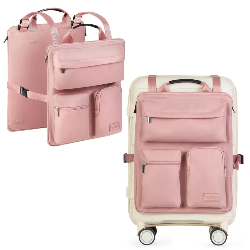 organisateur de bagages multi-poches, sac de rangement pour valise à accès rapide, mains libres, sangles réglables, pochette antichoc pour ordinateur portable