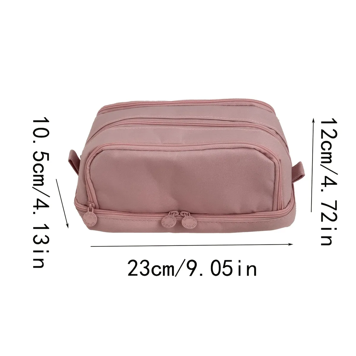 sac de maquillage de voyage portable à 3 couches, organiseur de cosmétiques de grande capacité avec compartiments, pochette de rangement mignonne pour femmes