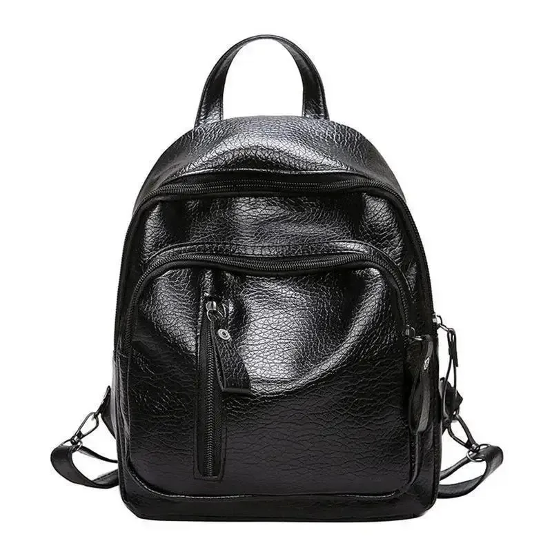 sac à dos de couleur unie, petite taille, nouveau sac décontracté pour femmes, cadeau simple et à la mode pour femmes, sacs à dos de voyage, sacs d'école
