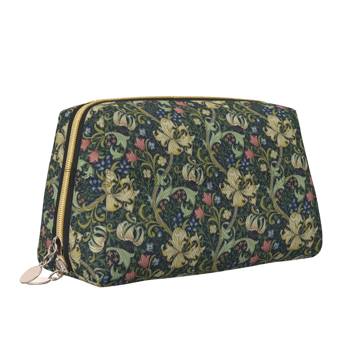 trousse de maquillage en cuir imprimé william instability pour femme, trousse de toilette cosmétique de voyage, grande capacité, étanche