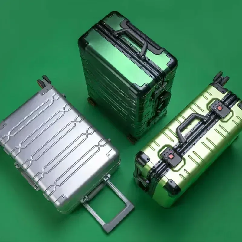 traveltrolley bagages 20 ''valise de cabine à main sacs de voyage bagages roulants valise de voyage en alliage d'aluminium-magnésium