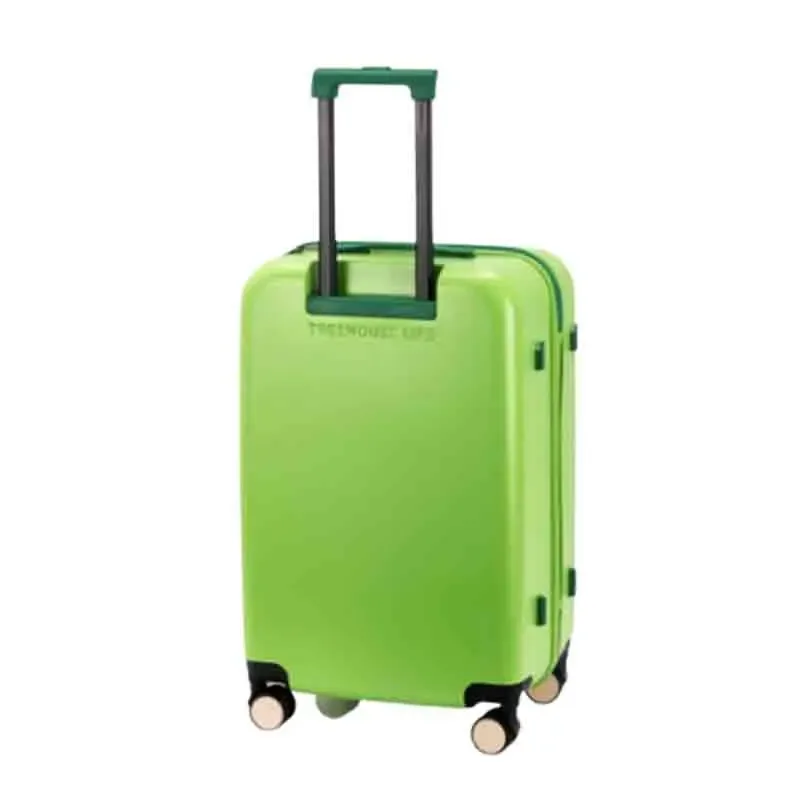 valise design pomme verte et pomme rouge 20 pouces 24 pouces, bagage à roulettes avec serrure tsa, roues silencieuses et durables |   unis