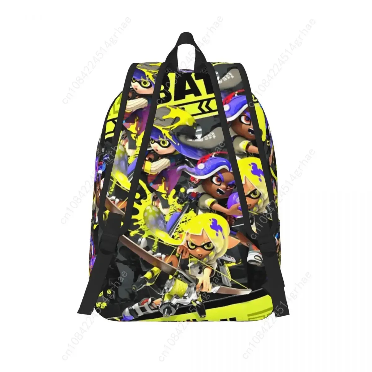 sac à dos pour adolescents splatoon, léger, pour étudiants, sac à dos d'affaires pour hommes et femmes, sacs en toile pour ordinateur portable
