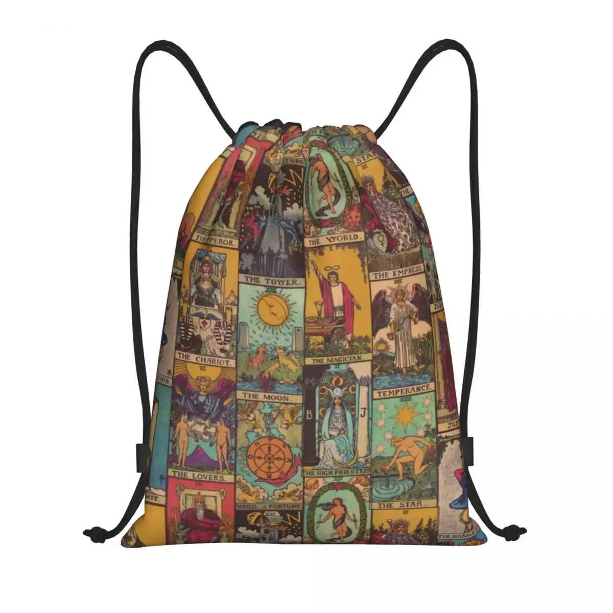 sac à dos de sport personnalisé raven rage proximité wstring pour hommes et femmes, sacoche d'entraînement corbeau effrayant gothique, sorcière d'halloween