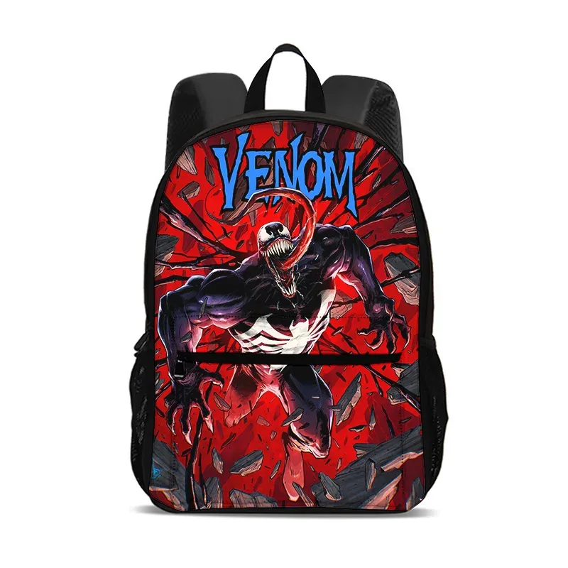 sac à dos de grande capacité venom movie, à la mode, pour voyage, papeterie, cadeau pour garçons et filles, pour l'école, polyvalent