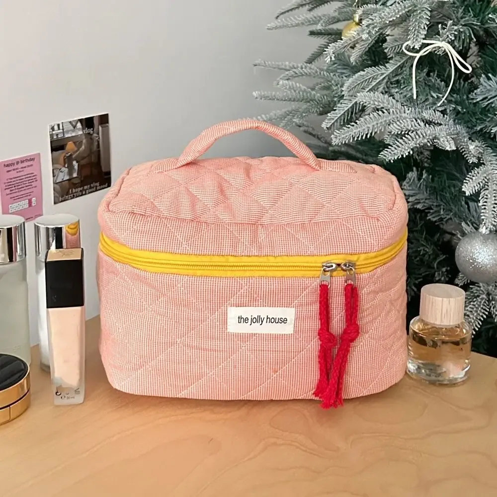 trousse de maquillage colorée de grande capacité, sac à main d'évaluateurs cosmétiques, sac à main de bijoux de mode, sac de rangement de voyage portable, trousse de toilette