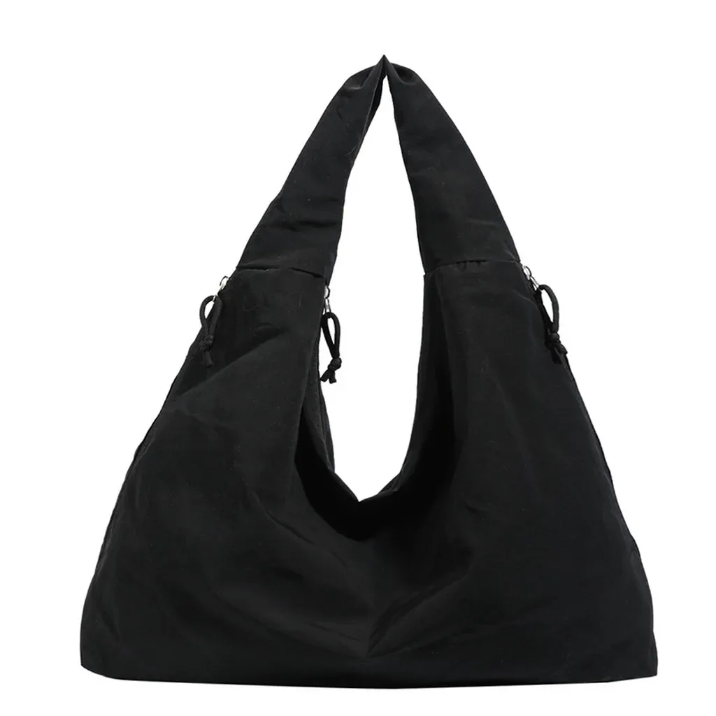 sac fourre-tout décontracté, sac à poignée supérieure, sac à bandoulière en nylon, polyvalent pour les sorties courtes, le shopping, les rendez-vous décontractés