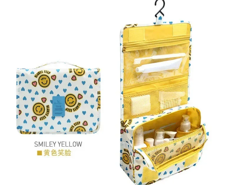 sac de voyage multifonctionnel avec crochet, sac de rangement pour maquillage et cosmétiques, trousse de toilette étanche, organiseur de beauté, sac de rangement pour salle de bain pour femmes