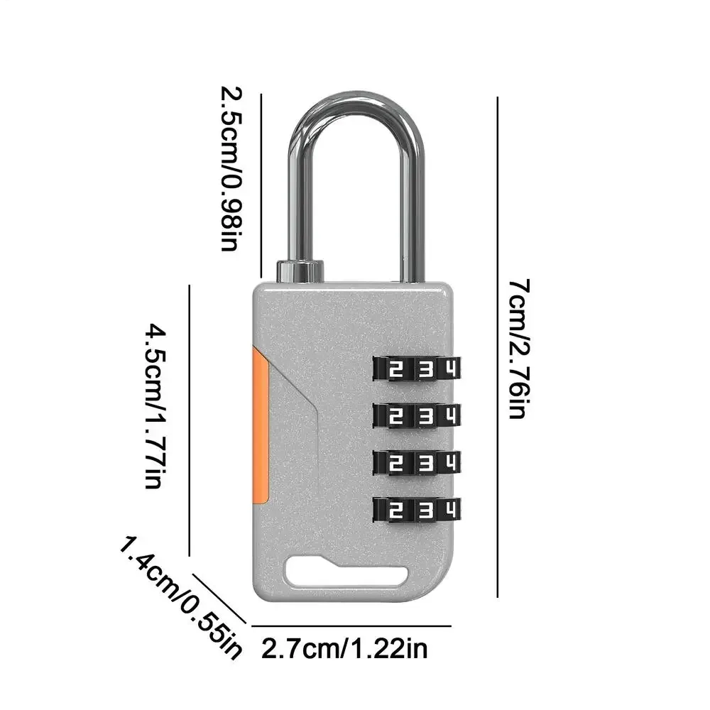 cadenas combiné métallique noir gris vert robuste zinc étanche usage extérieur voyages sports cadeaux sécurité travail enfant adulte