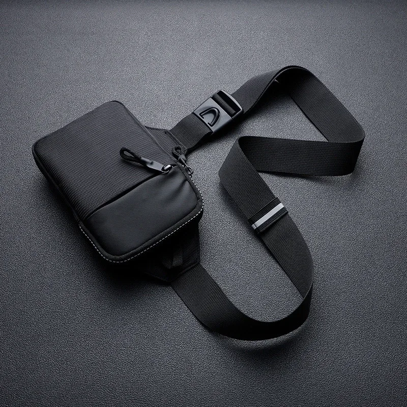 Sac à bandoulière décontracté en Nylon pour hommes, imperméable, pour Sport de plein air, course à pied, cyclisme, ceinture, grande capacité, pochette de voyage pour téléphone