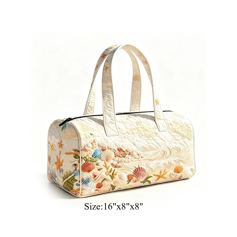 sac de voyage matelassé à imprimé chien teckel mignon, rayures arc-en-ciel, pour les amoureux des animaux, sac de week-end léger en polyester pour femmes et filles