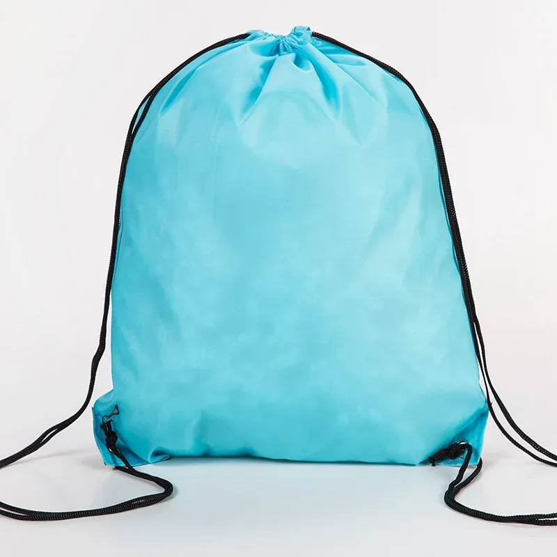 oxford – sac à dos portable à cordon de serrage pour étudiants, étanche, sac à dos de sport, d'équitation, sac de rangement pour chaussures et vêtements