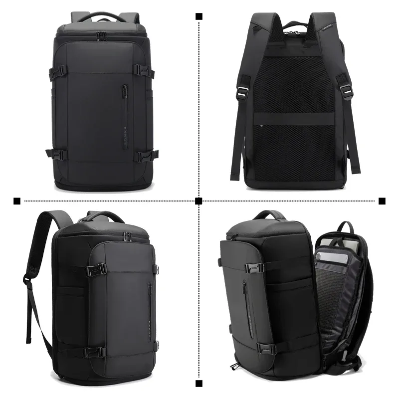 sac dos oxford université noir gris bleu hommes 20 35 litres bandoulière arquée poches limon intermédiaire informatique