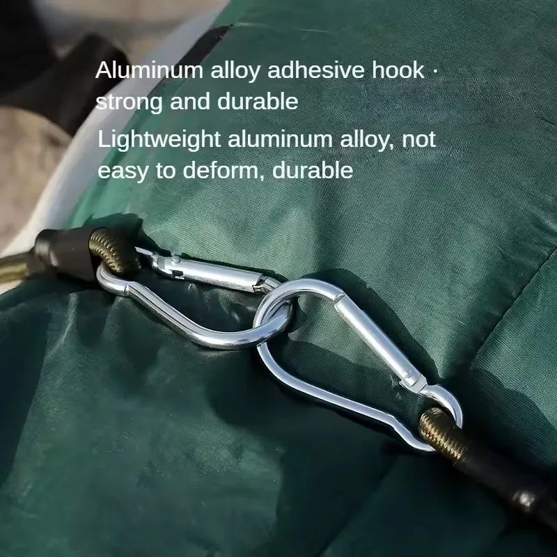corde élastique robuste et durable pour l'extérieur, 30cm-210cm, sangle de chargement de 7mm d'épaisseur, fixation de sangle de bagage