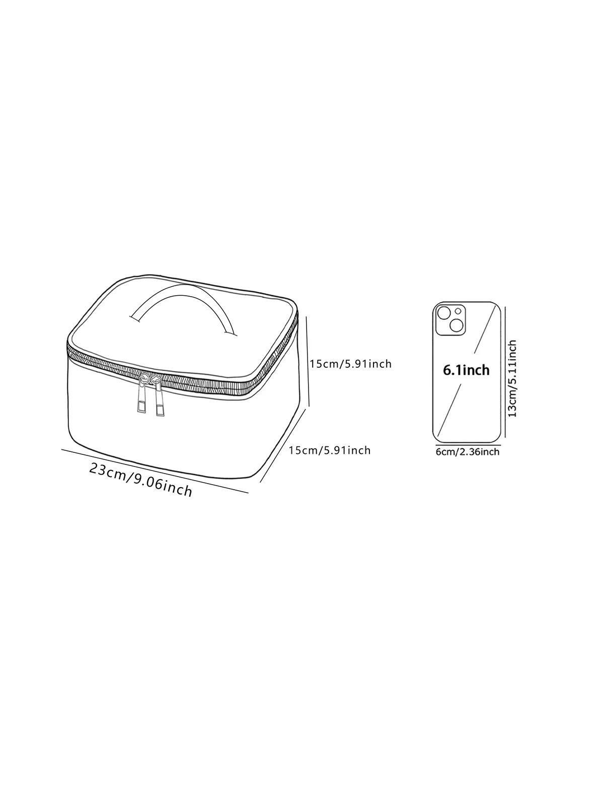 1 pièce, cosmétiques de voyage portables avec motifs floraux, sac de rangement de voyage de grande capacité, trousse de maquillage mignonne et élégante
