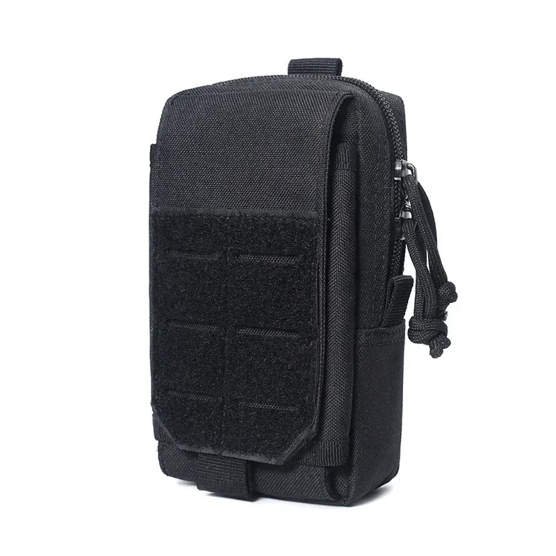 sac banane tactique molle noir pas cher pour homme, sacoche d'extérieur edc, organiseur d'outils et de gadgets, sacoche de gilet, étui pour téléphone portable