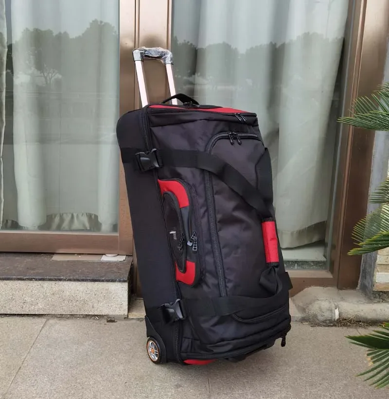 vnelstyle – valise de voyage étanche de grande capacité, sac à roulettes en tissu oxford, valise à roulettes pour femmes et hommes, boîte de 27 "30"