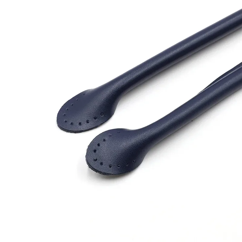2 poignées en cuir de vachette durables de 40, 50, 60 cm, sangle détachable pour sacs à bandoulière, poignée en forme de feuille, sangle de remplacement diy faite à la main pour sac à main