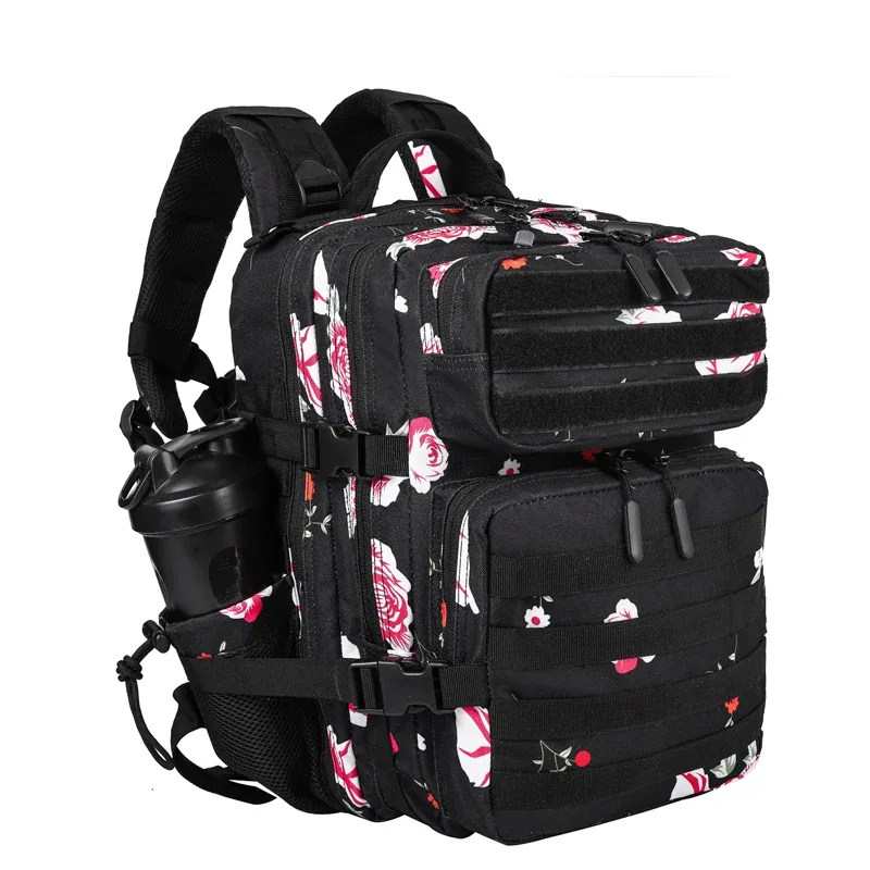 lhi 25l sac à dos tactique pour femmes fitness athlète sac de sport petit sac à dos de voyage pour sports de plein air avec porte-bouteille