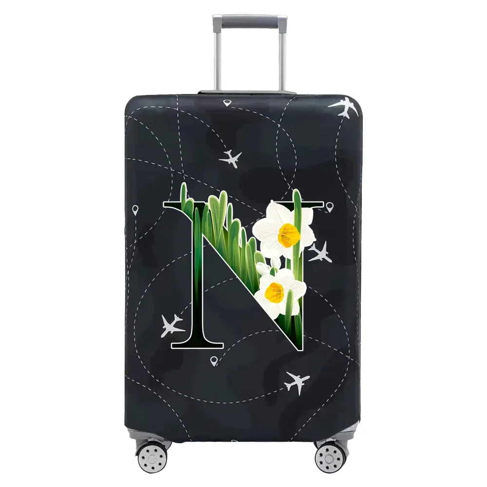 housse de protection pour bagages, accessoires de voyage, anti-poussière et résistante à l'usure, série letter, 18-32 pouces