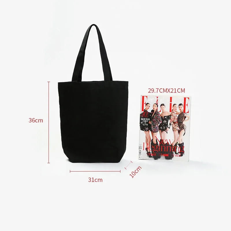 100 pièces/lot, vente en gros, sacs fourre-tout en toile de grande capacité, logo personnalisé, sacs réutilisables en coton écologique, sacs de courses promotionnels