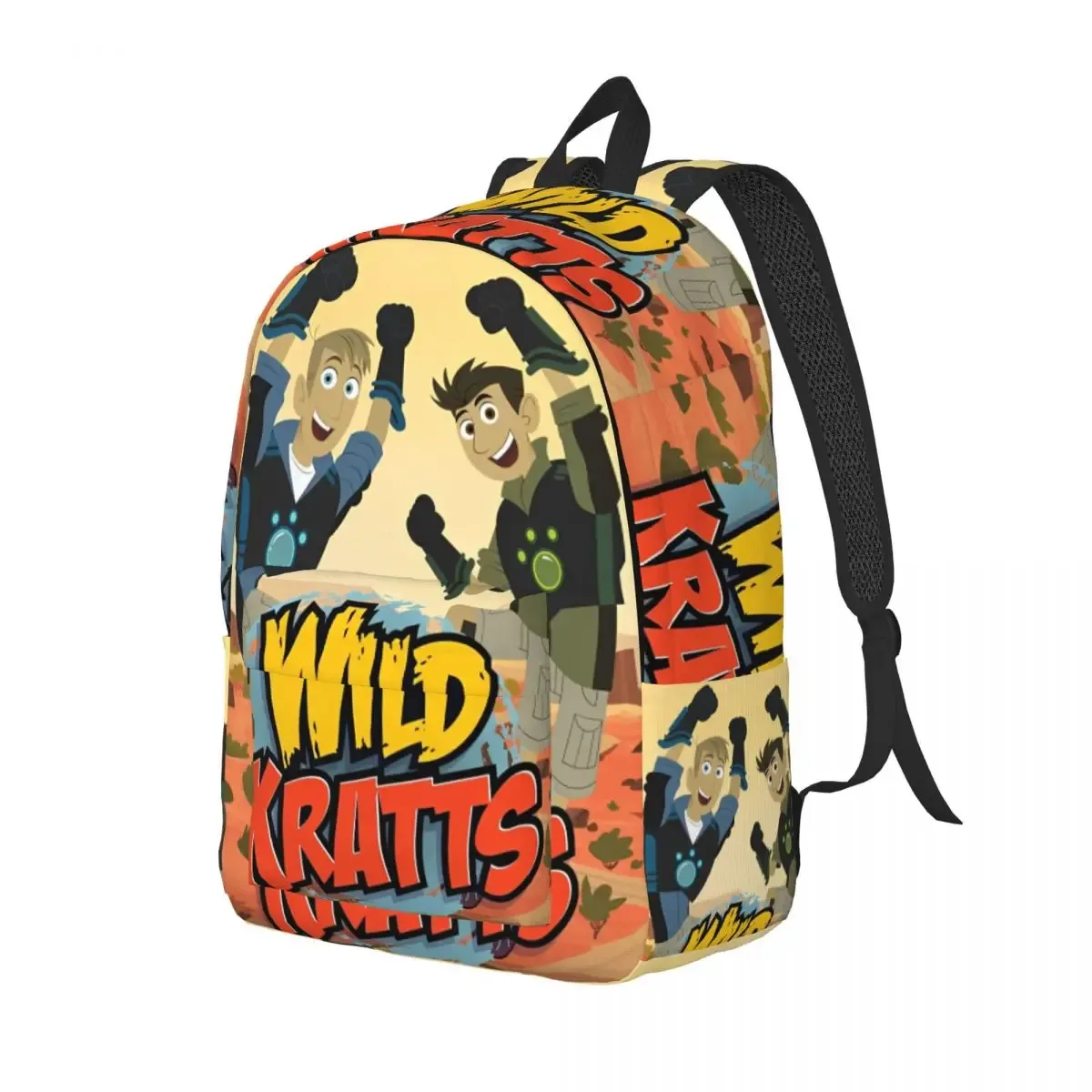 wild kratts sac à dos pour hommes femmes mode étudiant randonnée voyage sac à dos collège sac à bandoulière léger