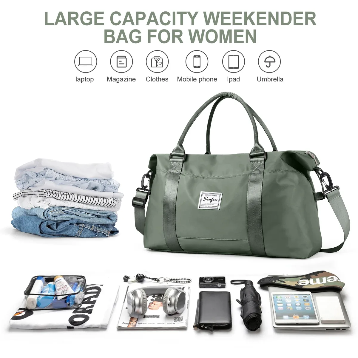 easyjet sac de cabine 45x36x20 sac de voyage hommes femmes grande capacité bagage à main courte distance voyage week-end sac de nuit polochon