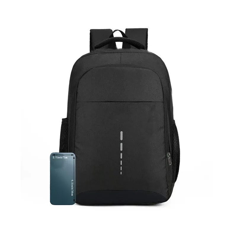 sac à dos neutre pour hommes et femmes, idéal comme sac d’école ou sac à dos de voyage, disponible en deux couleurs.