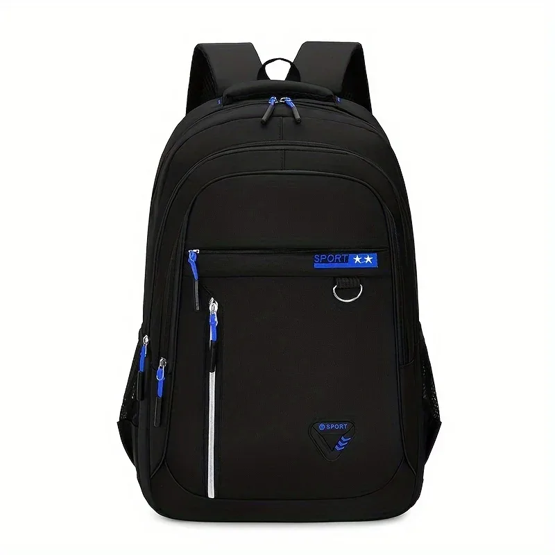 sac à dos pour ordinateur portable résistant à l'eau, grande capacité, multi-poches, sac à dos de sport oxford, sac à dos pour homme, étudiant, voyage, école, quotidien