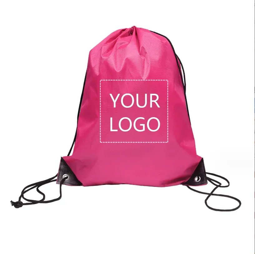 10/20/30/50pcs sac à dos à cordon de serrage avec logo personnalisé - sac de sport de plein air léger pour la randonnée, le camping, la salle de sport et les voyages