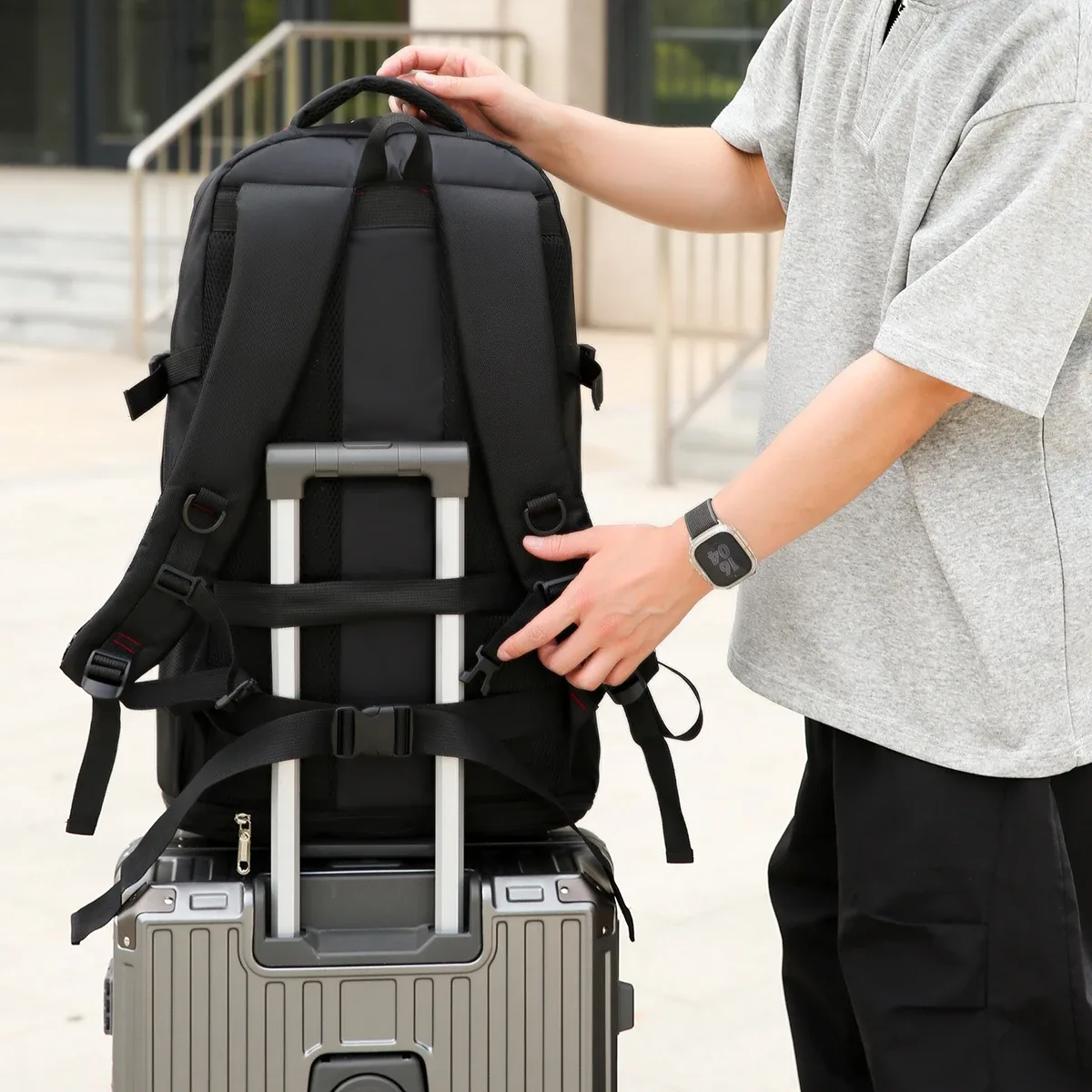sac à dos pour homme, sac à dos de très grande capacité de 90 litres, sac de voyage, sac de voyage décontracté pour le camping en plein air, les voyages d'affaires, les sports, les voyages en montagne, le sac d'école