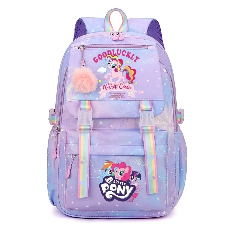 sac à dos my little pony pour femmes, garçons et filles, sac à livres, sac à dos de dessin animé kawaii pour étudiants et adolescents, mochila, cadeau d'anniversaire