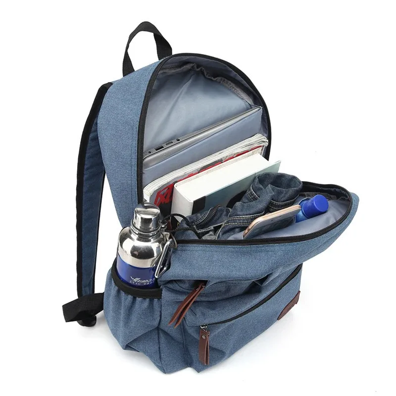 sac à dos oxford monochrome unisexe pour hommes et femmes, sac de voyage en toile simple, sacs à dos pour ordinateur portable, nettoyage scolaire, étudiants, mode, grande capacité