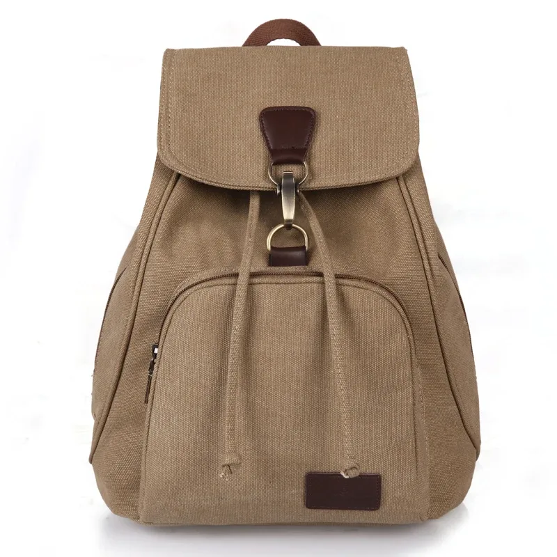 sac à dos en toile pour femme, sac de voyage vintage en pur coton, sacs d'école pour ordinateur portable, sac initié pour adolescentes, mode, proximité, wstring