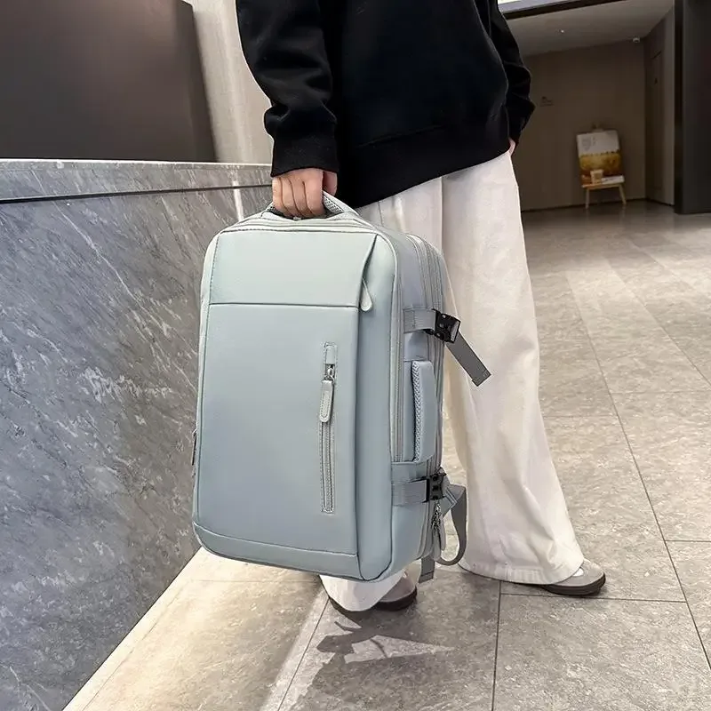 sac à dos de voyage multifonctionnel à grande capacité, extensible, sac d'ordinateur portable pour affaires, bagage