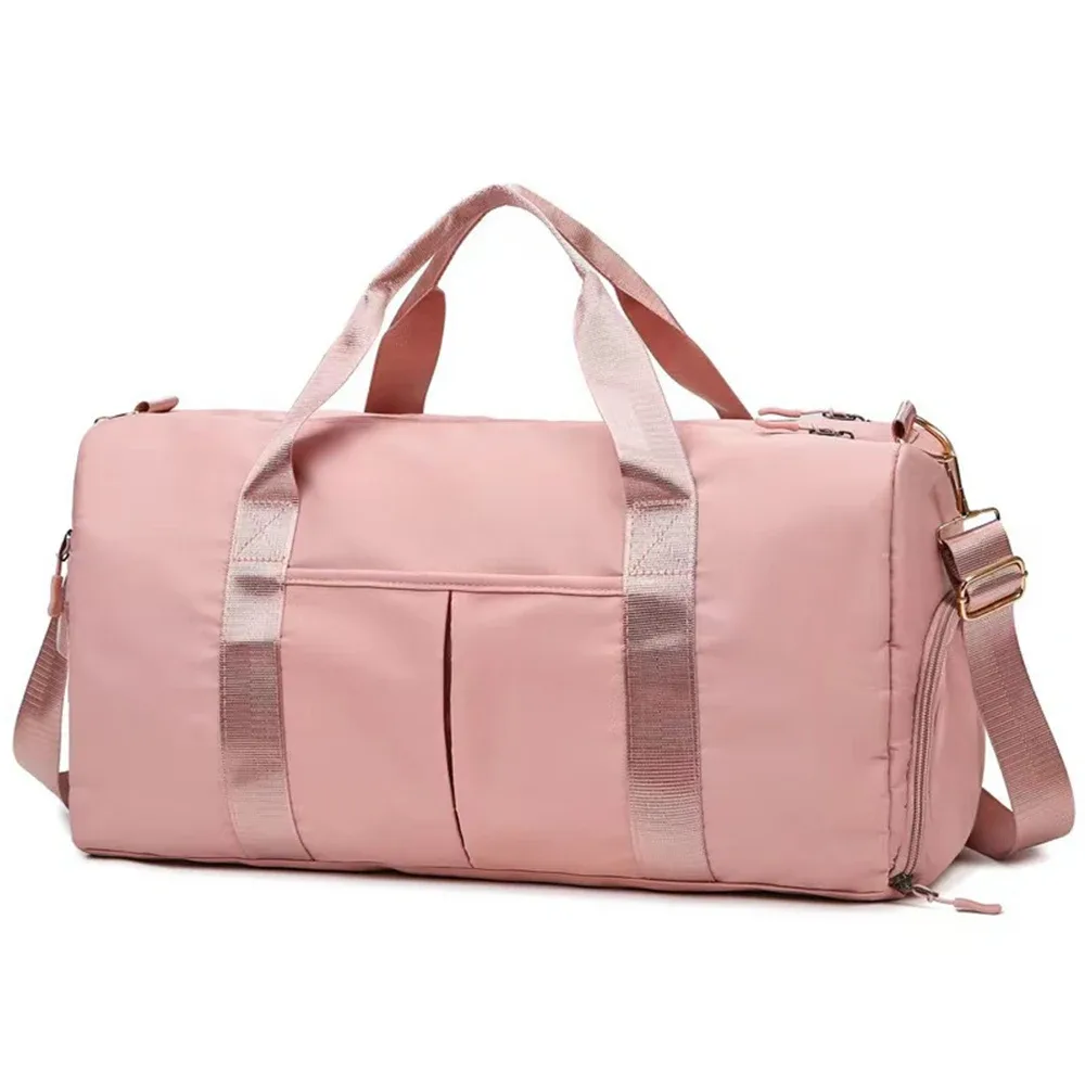 sac de voyage brodé, nouvelle tendance, nom personnalisé, grande capacité, séparation sèche et humide, sac à bagages, sac cadeau